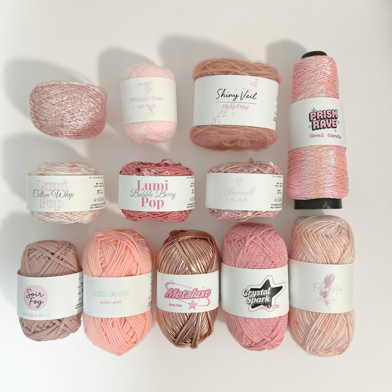 ピンクコレクションの毛糸 – Asante Toujours（アサンテ・トゥジュール）