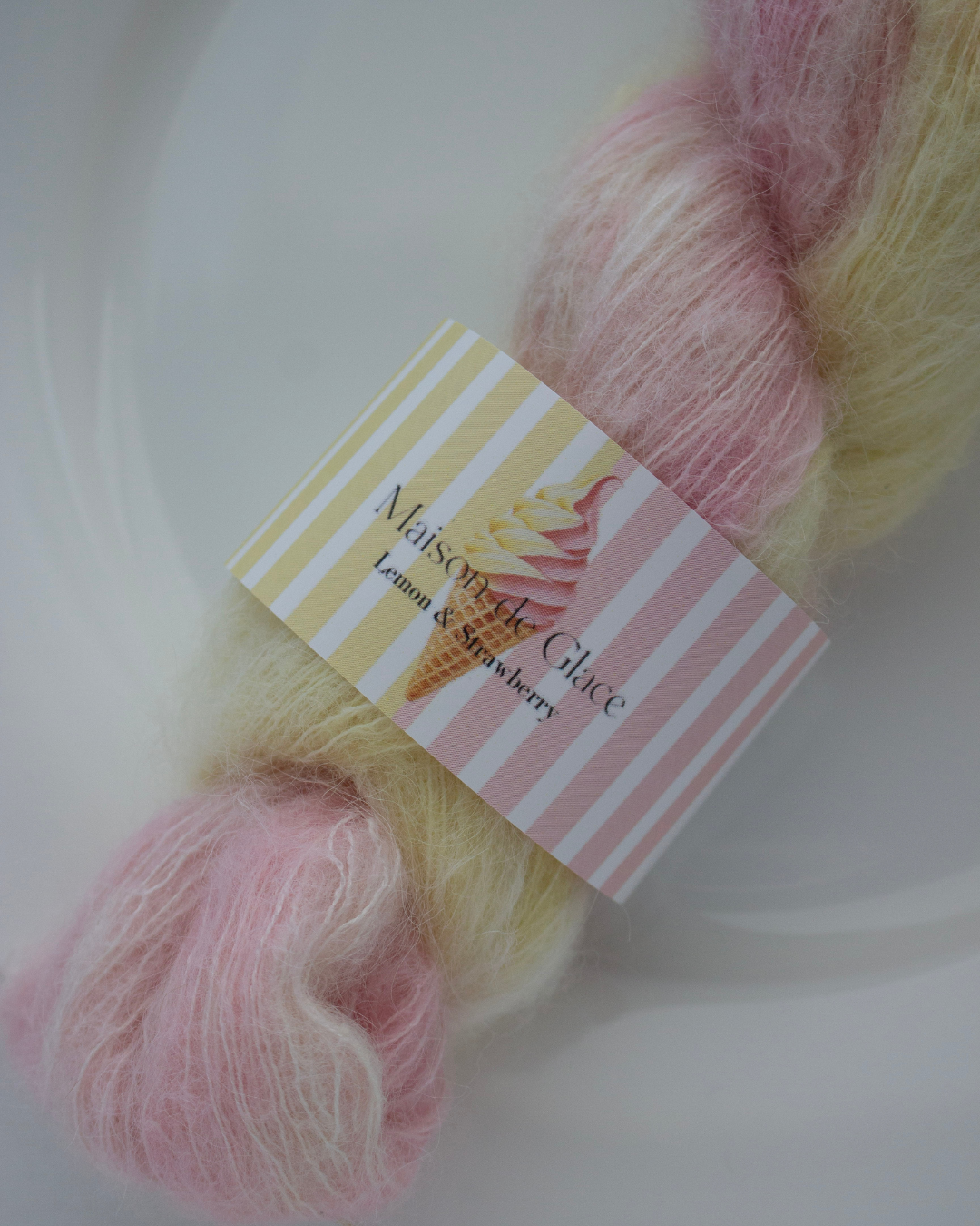 Soft Cream – Lemon & Strawberry 〈suri silk〉