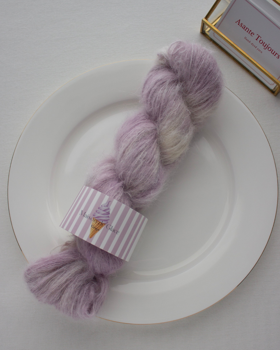 Soft Cream – Grape 〈suri silk〉