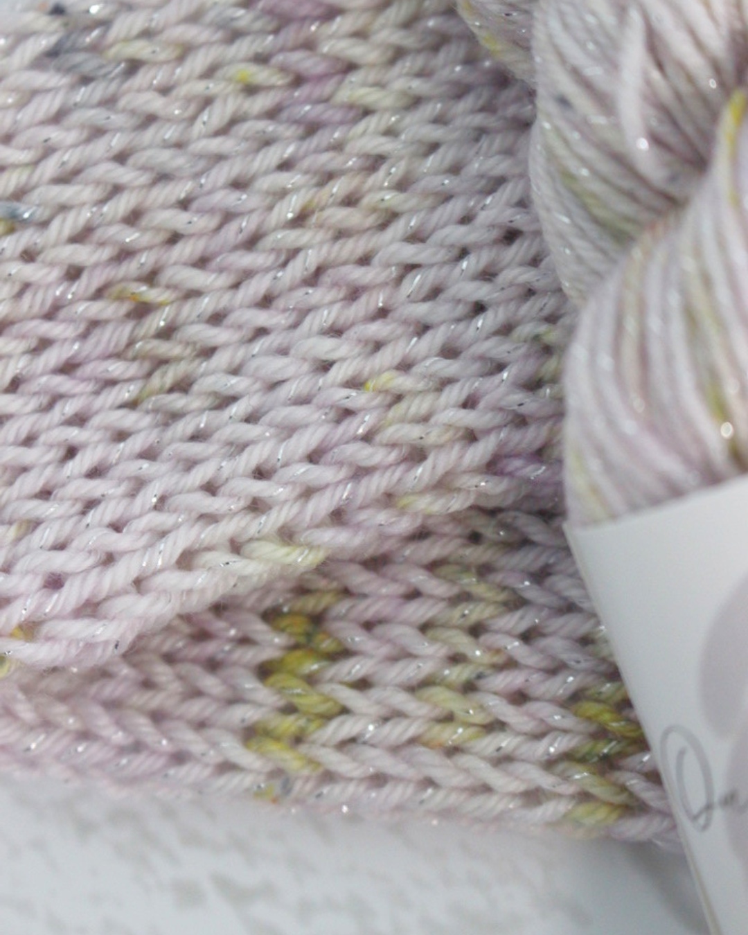 One of a kind 「No.011 Mini」〈glitter sock yarn〉