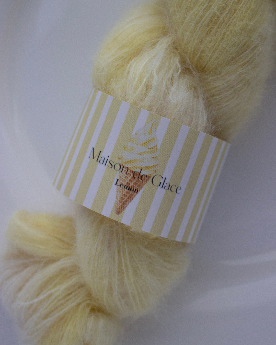 Soft Cream – Lemon 〈suri silk〉