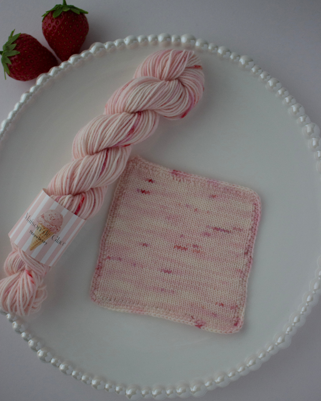 Maison de Glace - Strawberry mini 〈sock yarn〉
