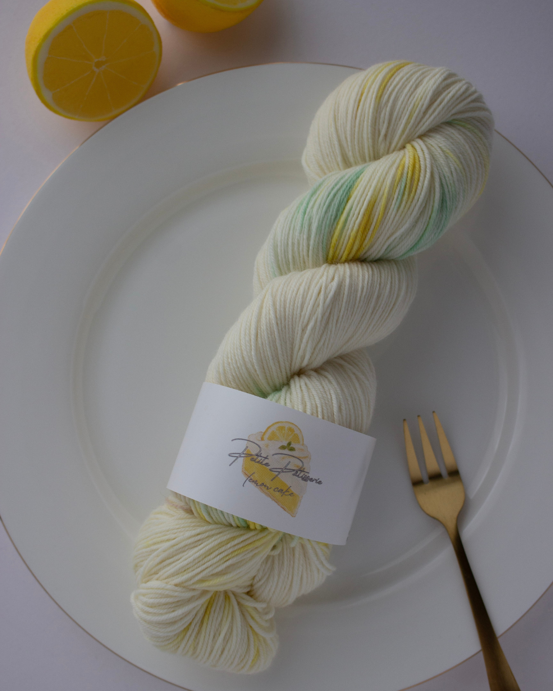 Petite Pâtisserie – lemon cake 〈sock yarn〉