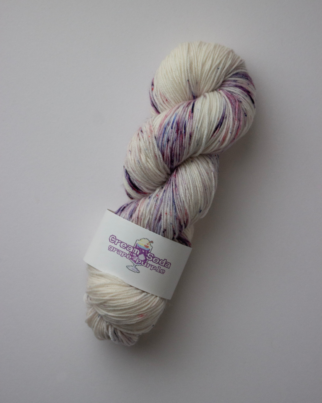 Cream Soda – grape purple 〈sock yarn〉