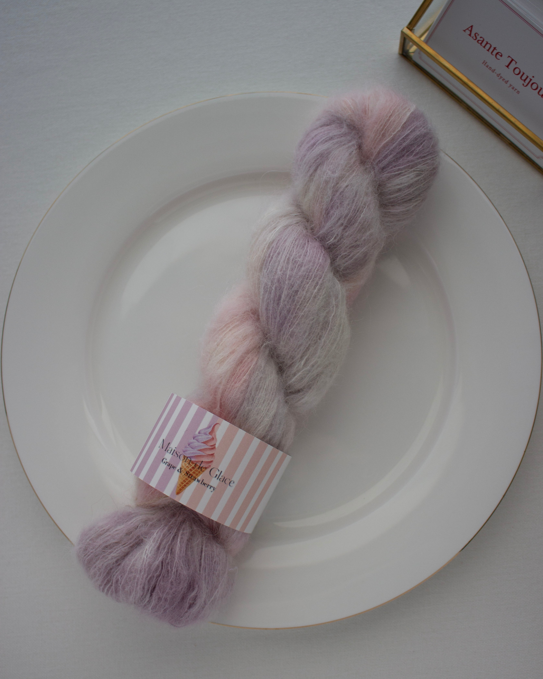 Soft Cream – Grape & Strawberry 〈suri silk〉