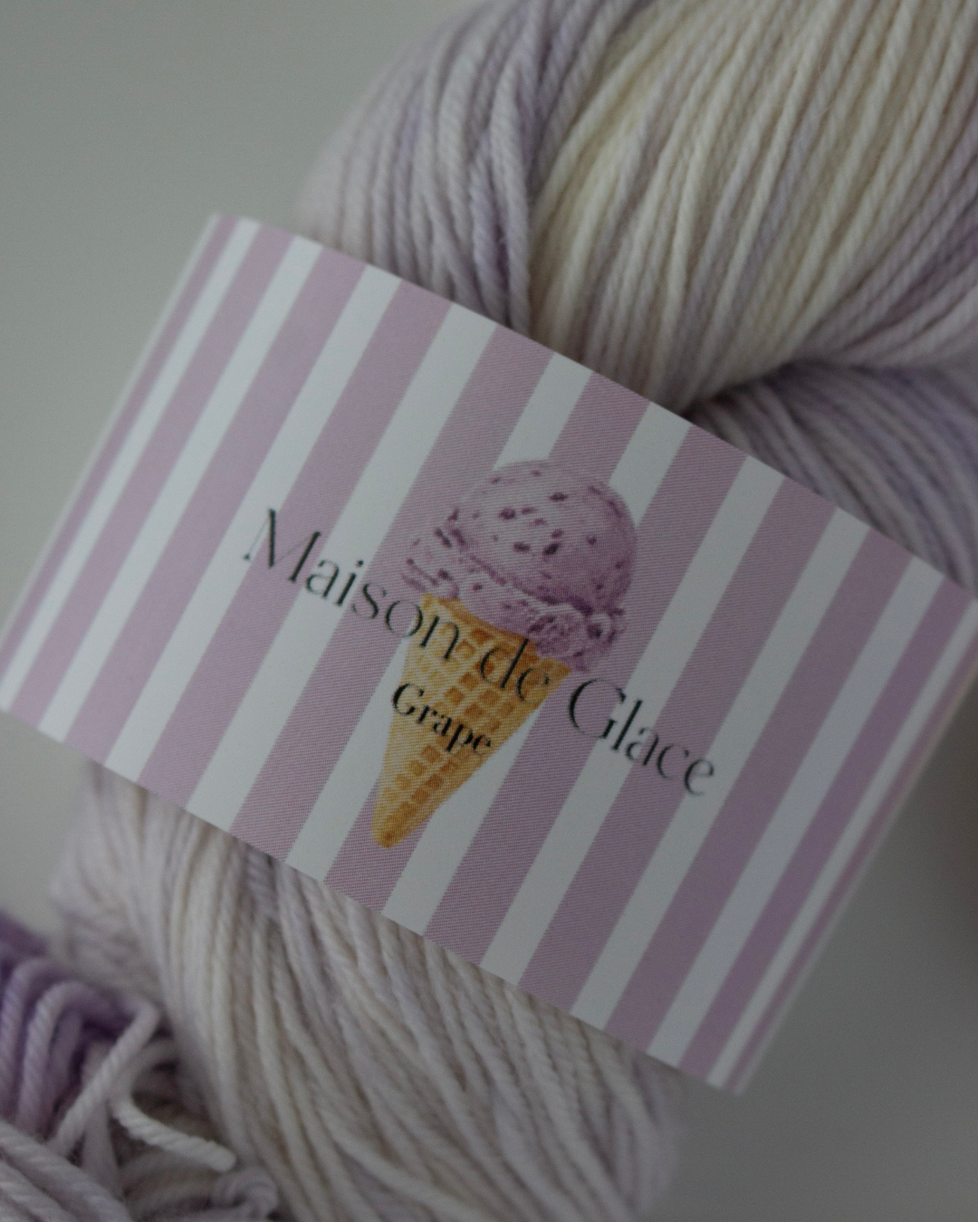 Maison de Glace - Grape 〈sock yarn〉