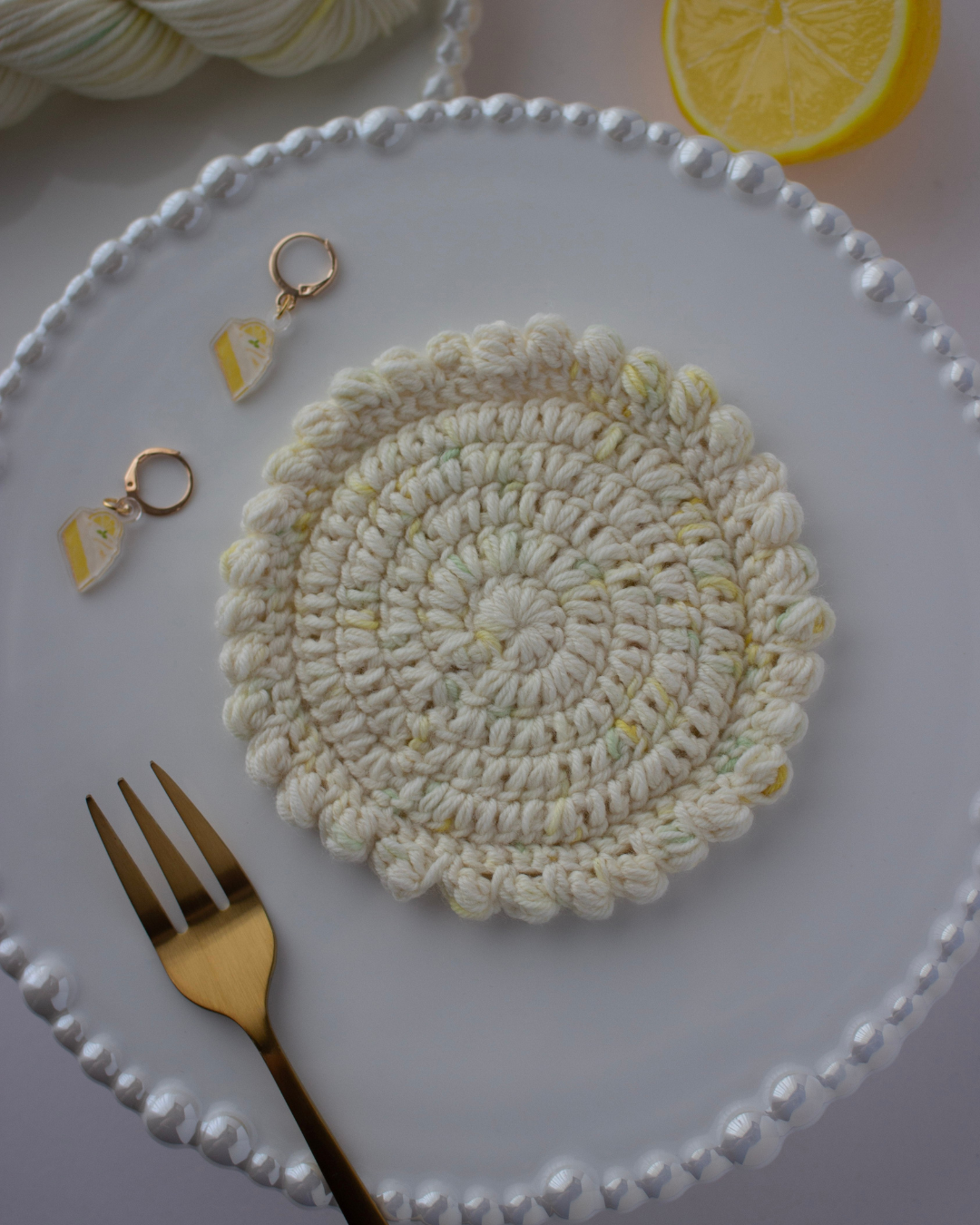 Petite Pâtisserie – lemon cake 〈sock yarn〉