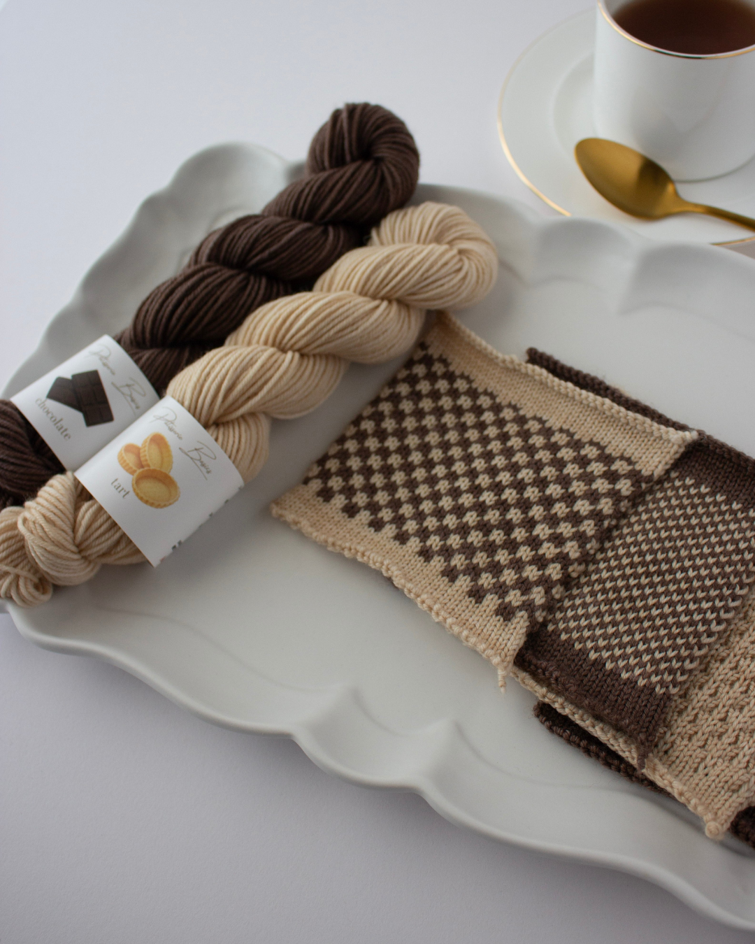 Pâtisserie Basics - chocolate mini 〈sock yarn〉