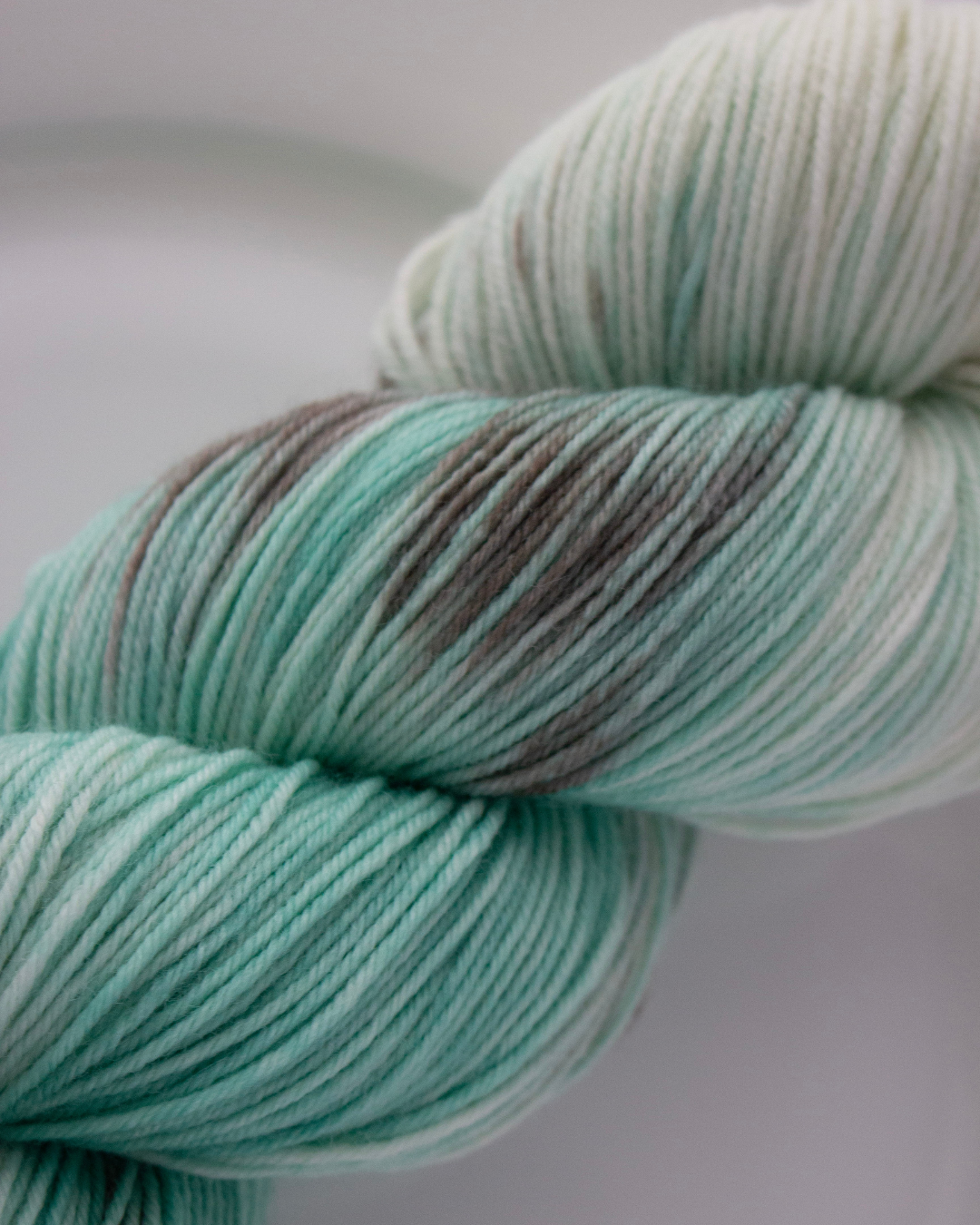 Maison de Glace - Chocolate mint 〈sock yarn〉