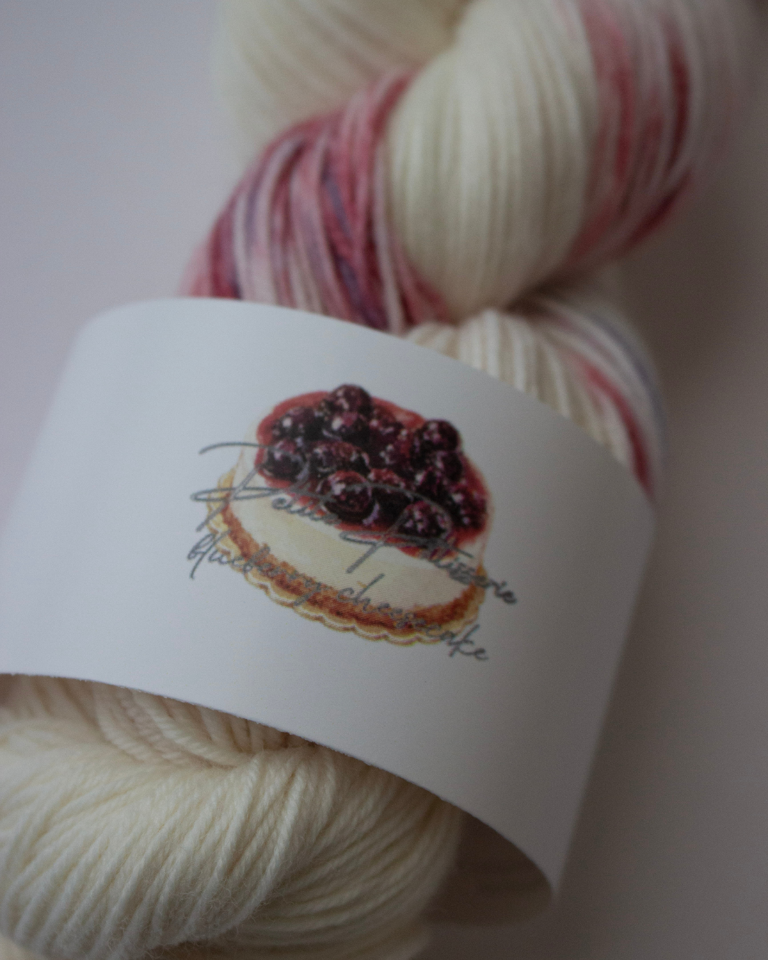 Petite Pâtisserie – blueberry cheesecake 〈sock yarn〉