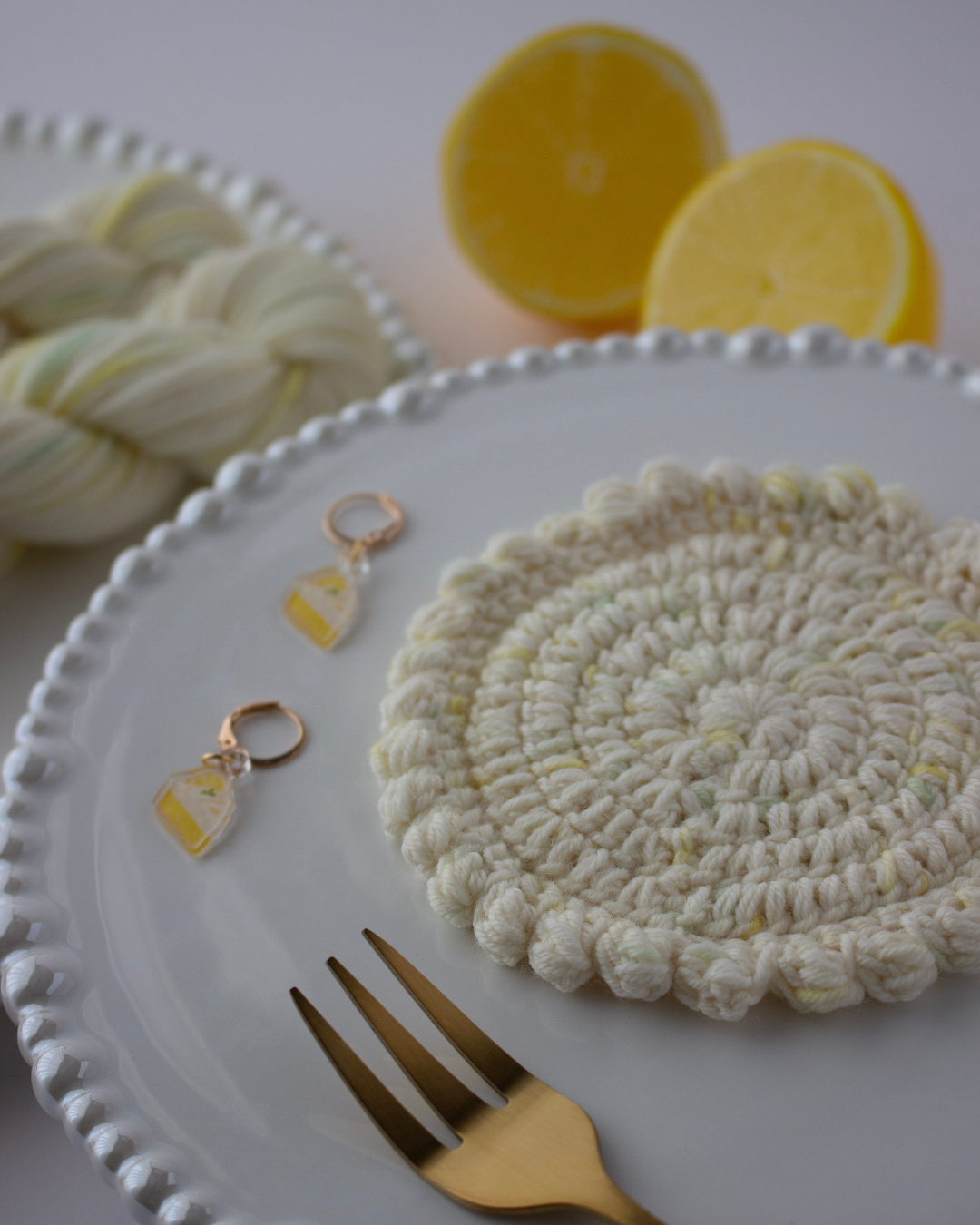 Petite Pâtisserie – lemon cake 〈sock yarn〉