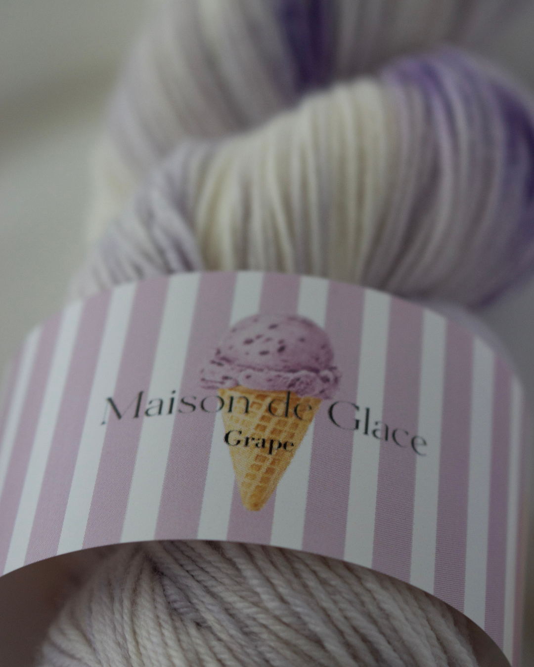 Maison de Glace - Grape 〈sock yarn〉