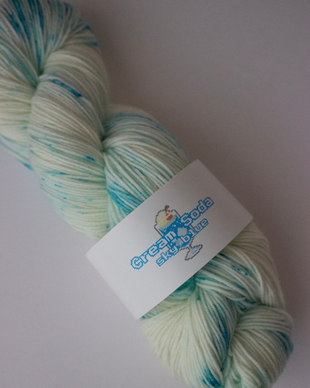 Cream Soda – sky blue 〈sock yarn〉