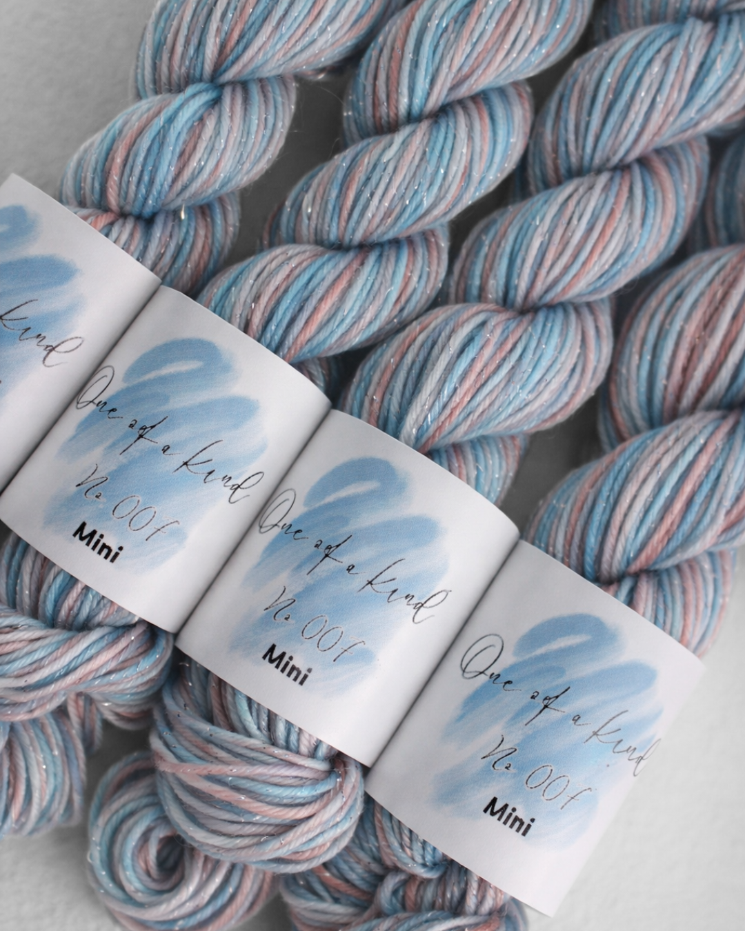 One of a kind 「No.007 Mini」〈glitter sock yarn〉