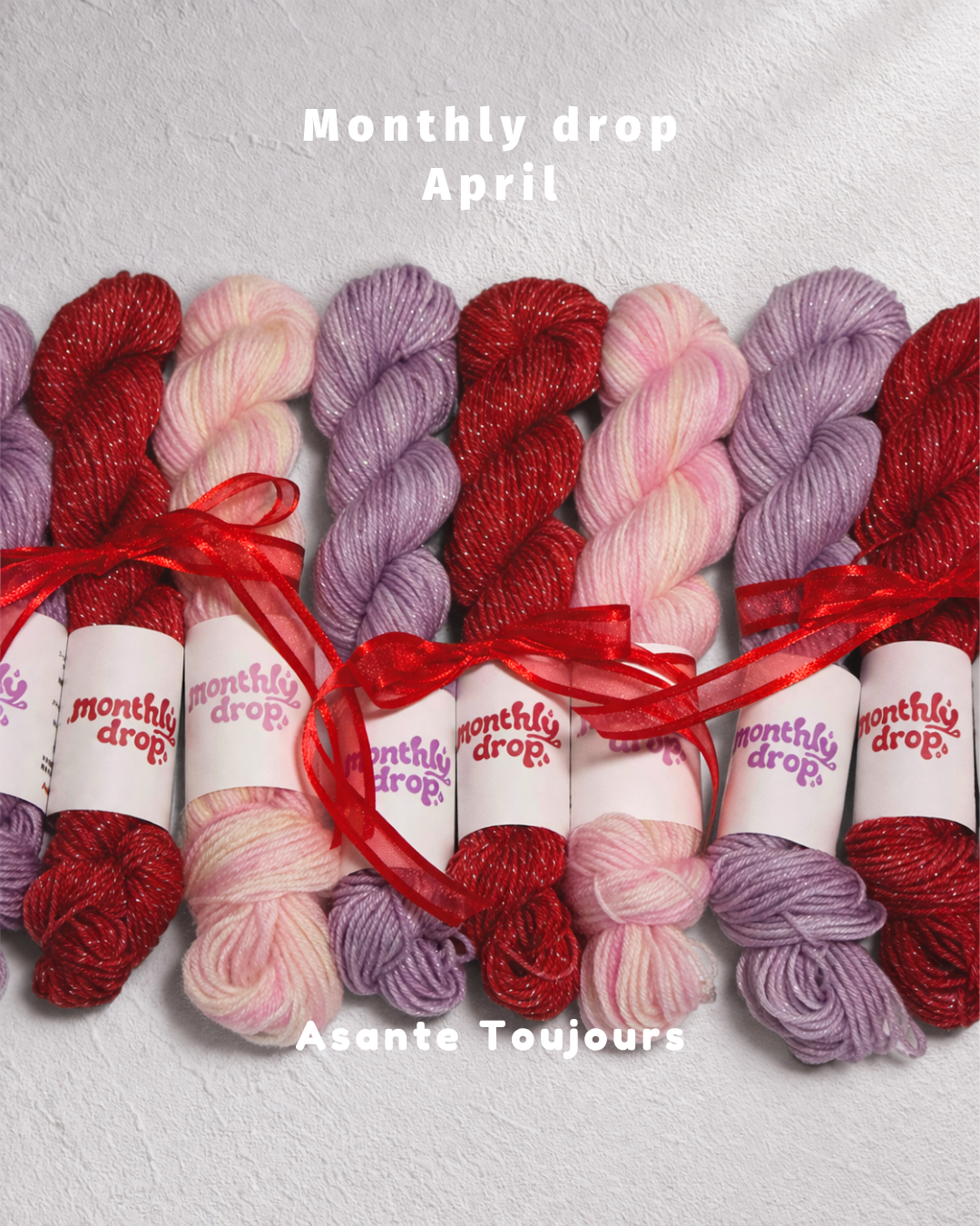 「Monthly drop」 Mini skein set (April)