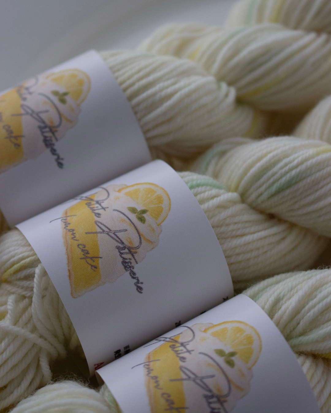 Petite Pâtisserie – lemon cake mini〈sock yarn〉
