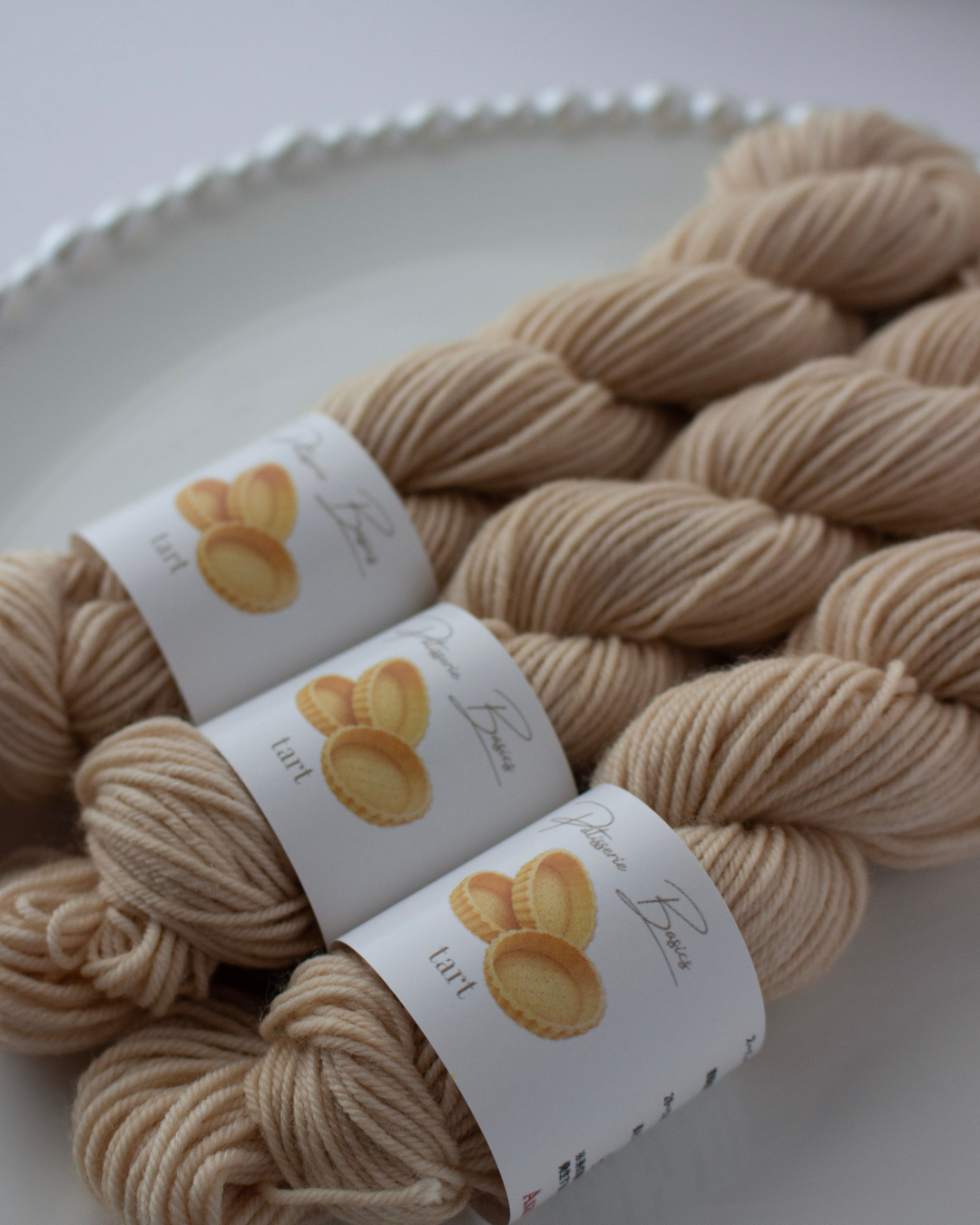 Pâtisserie Basics - tart mini 〈sock yarn〉