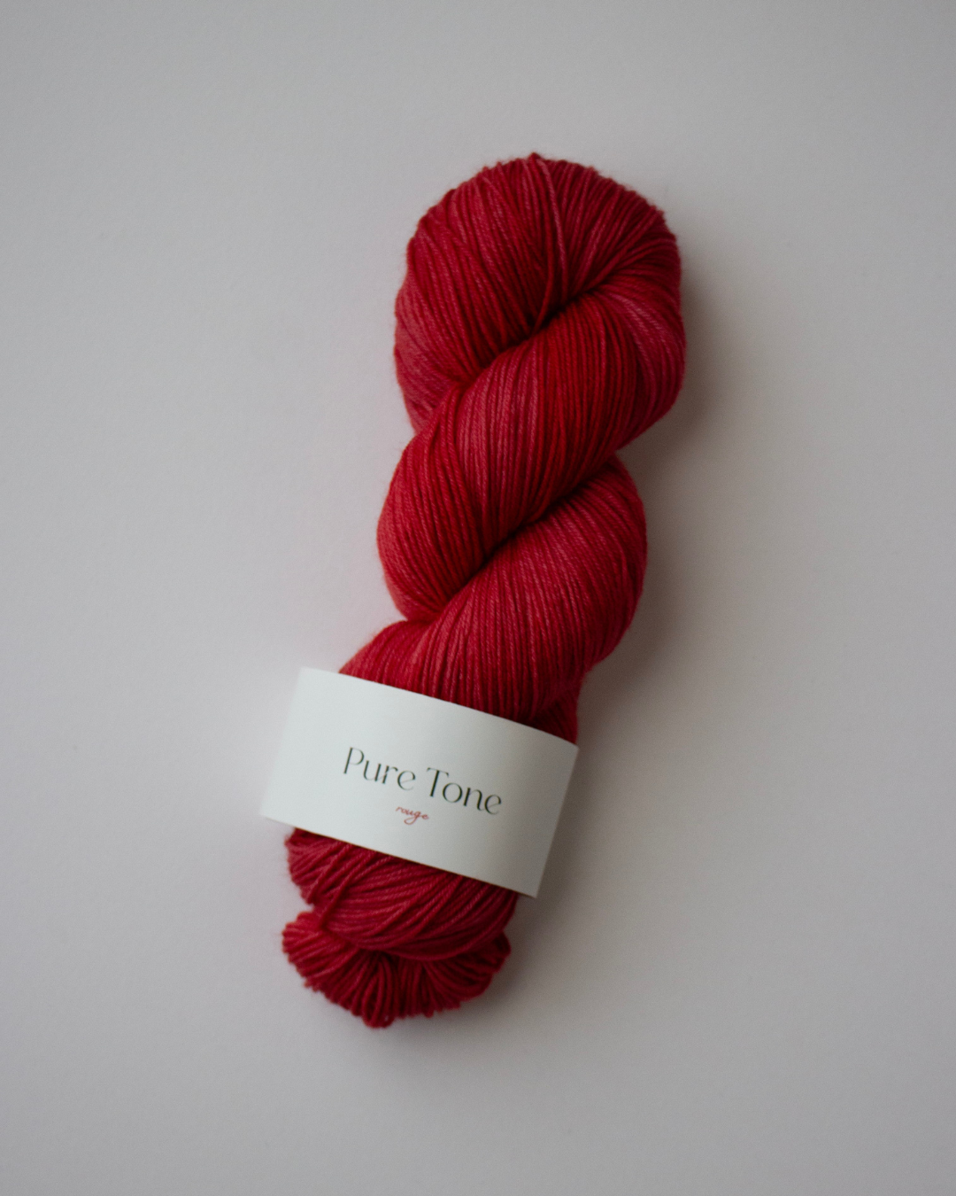 Pure Tone – rouge 〈sock yarn〉