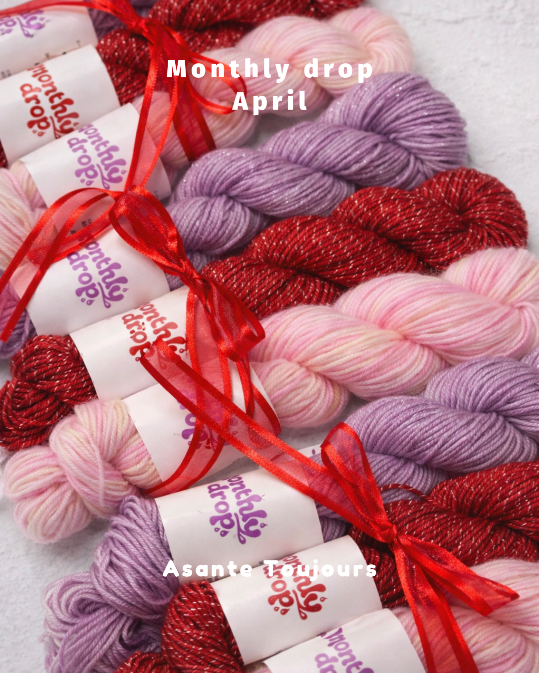 「Monthly drop」 Mini skein set (April)