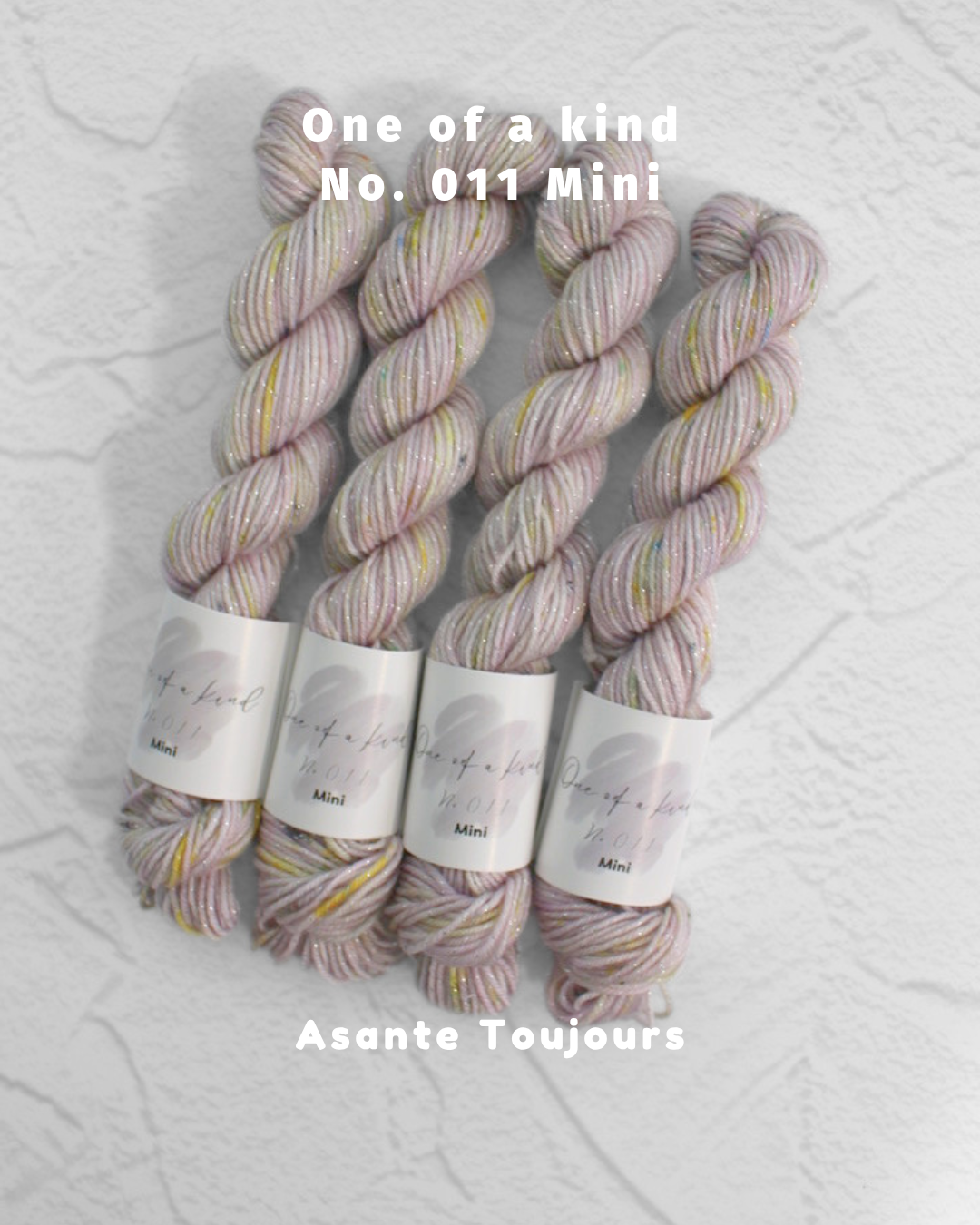 One of a kind 「No.011 Mini」〈glitter sock yarn〉