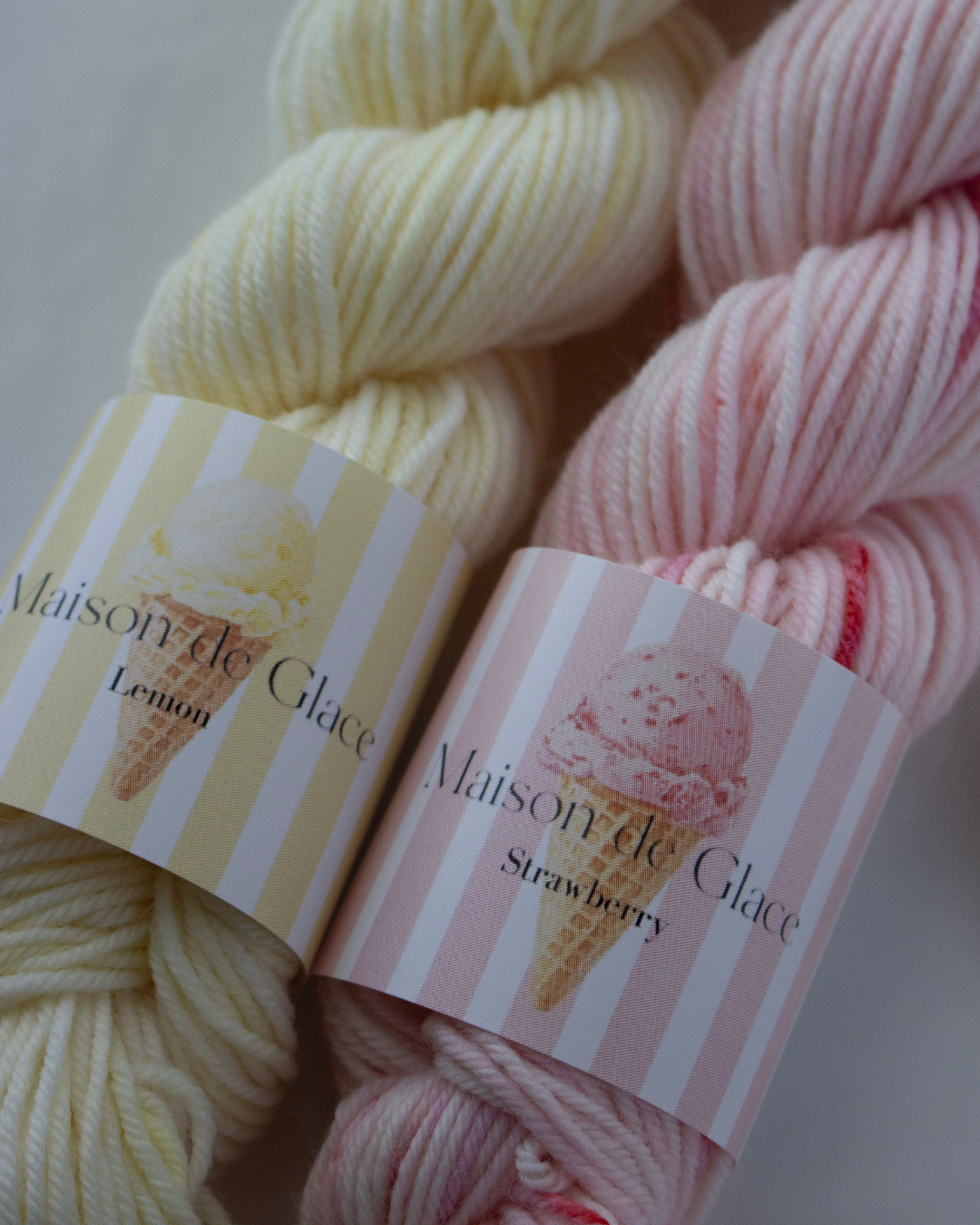 Maison de Glace - Strawberry mini 〈sock yarn〉