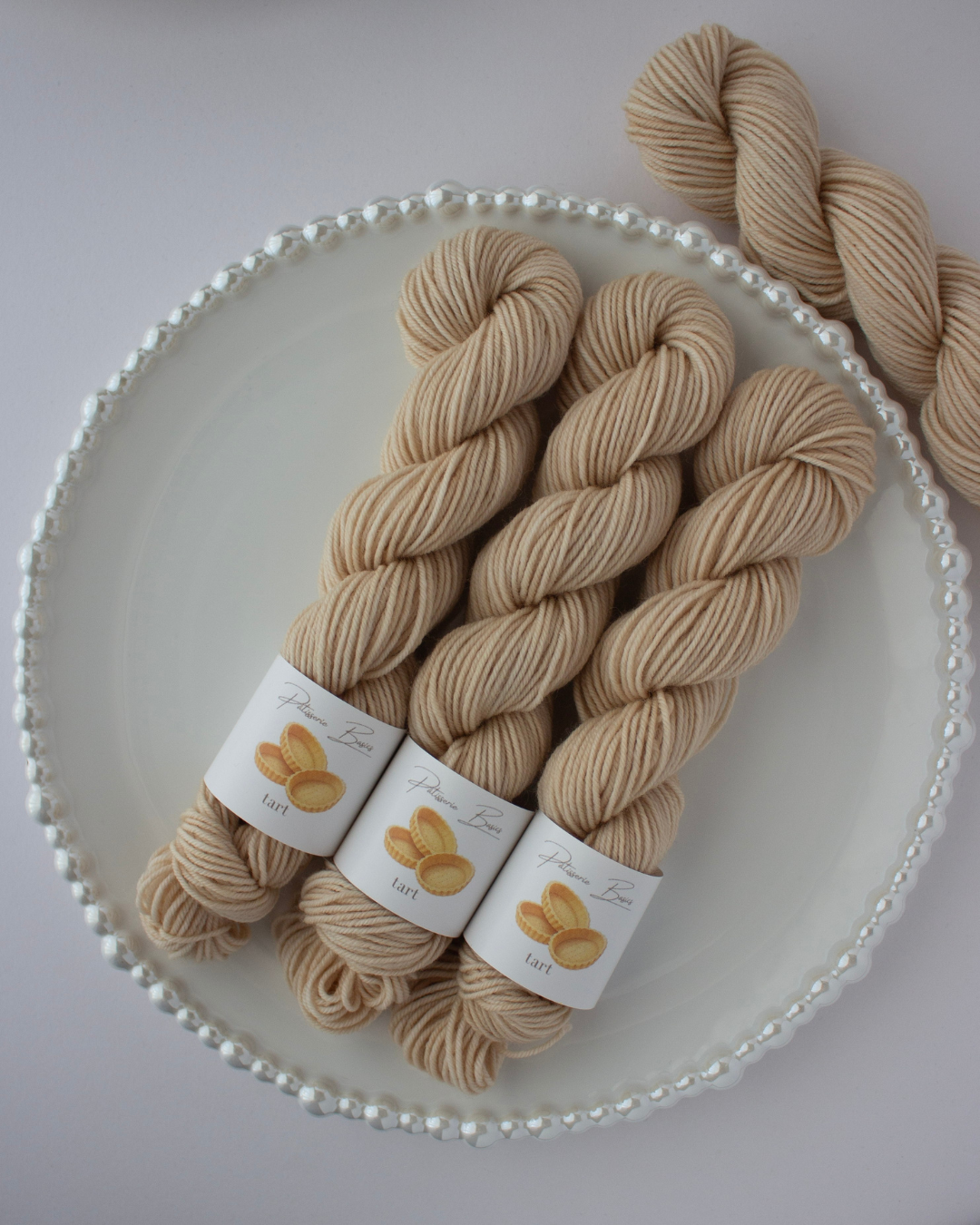 Pâtisserie Basics - tart mini 〈sock yarn〉