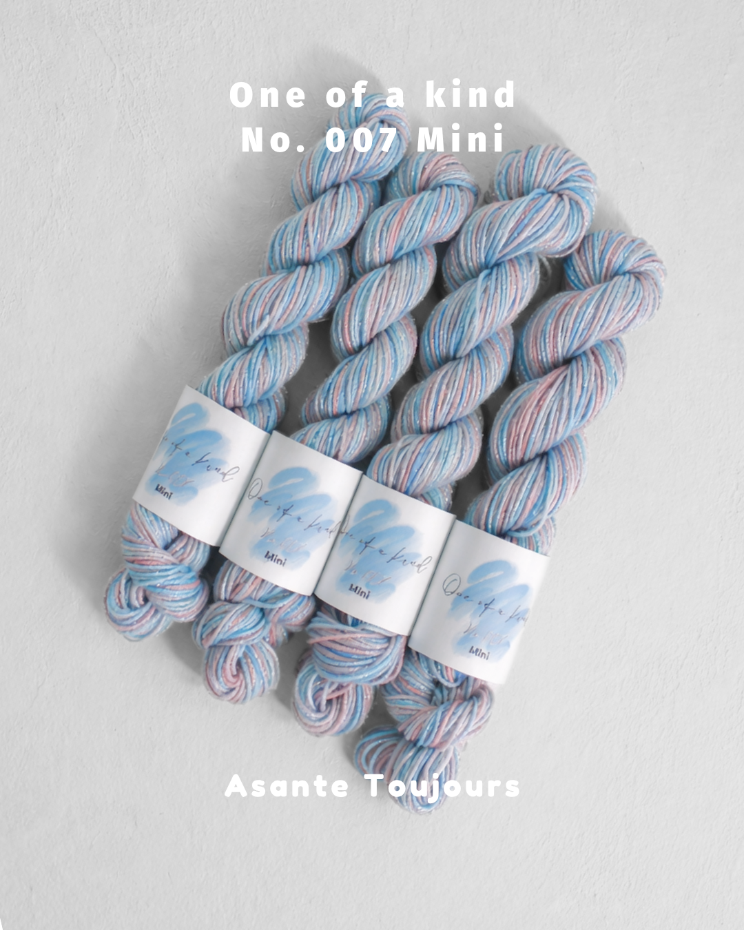 One of a kind 「No.007 Mini」〈glitter sock yarn〉