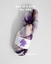 One of a kind 「No.008」〈brushed sock yarn〉