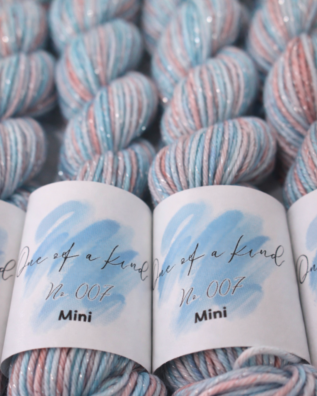 One of a kind 「No.007 Mini」〈glitter sock yarn〉
