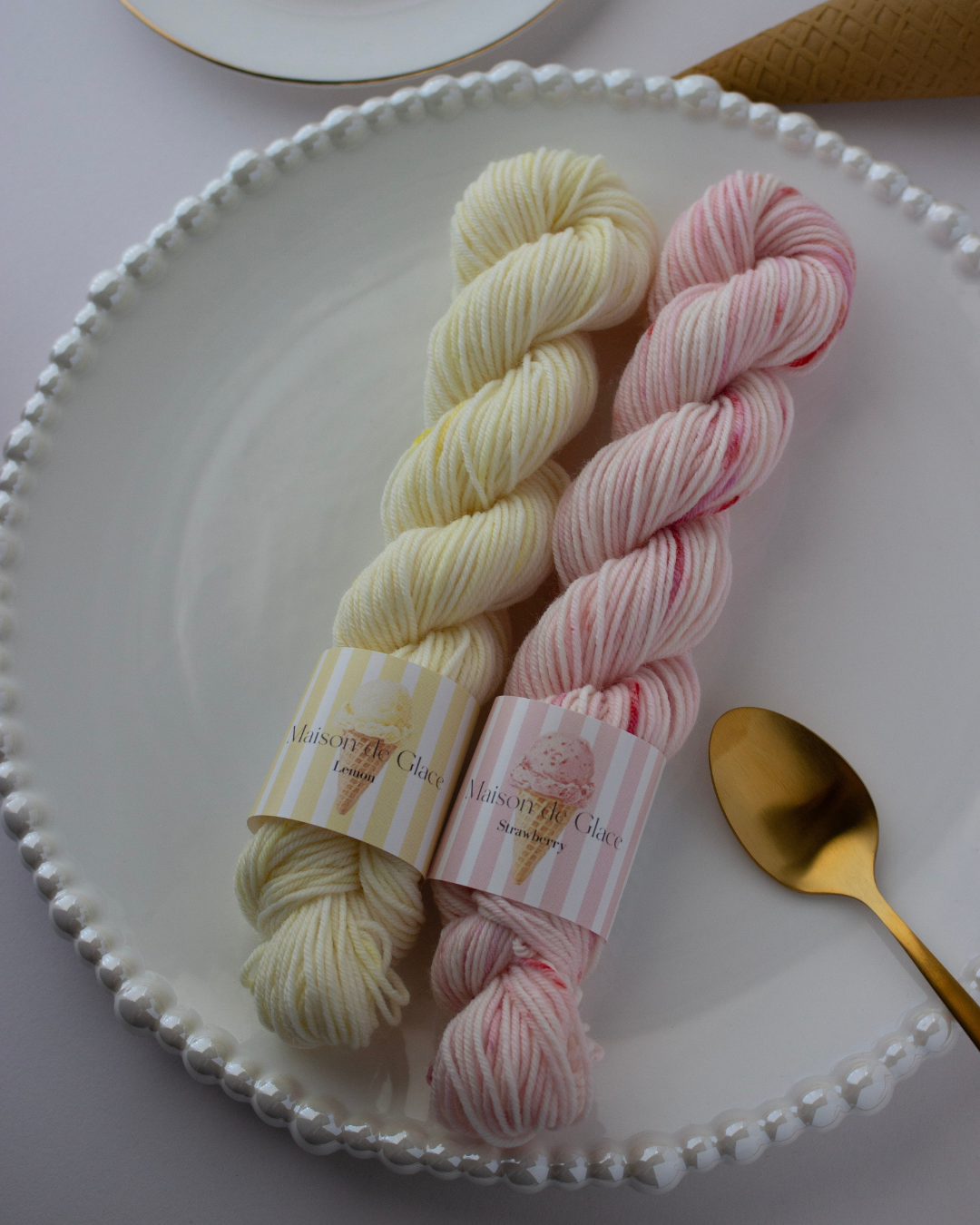 Maison de Glace - Lemon mini 〈sock yarn〉