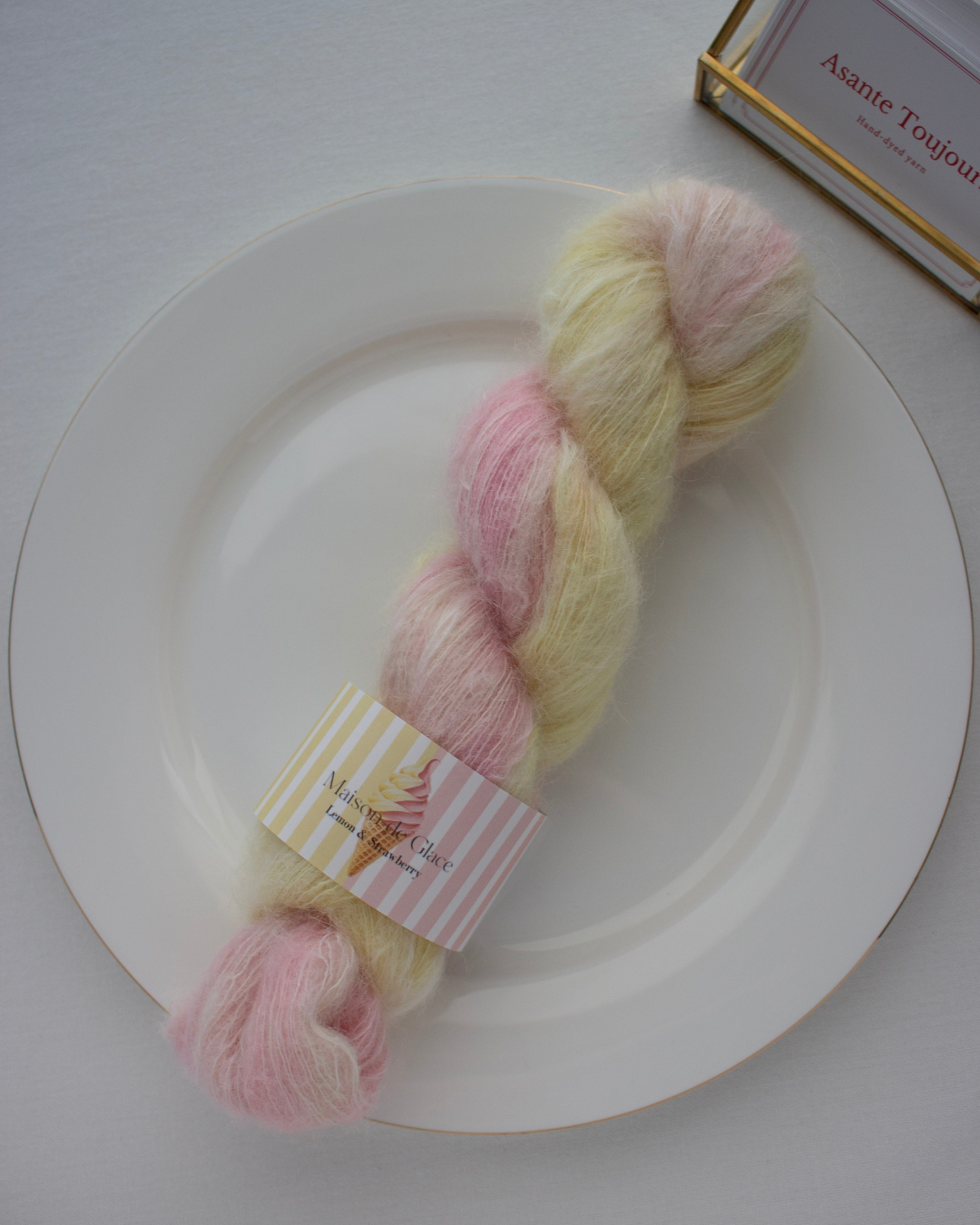 Soft Cream – Lemon & Strawberry 〈suri silk〉