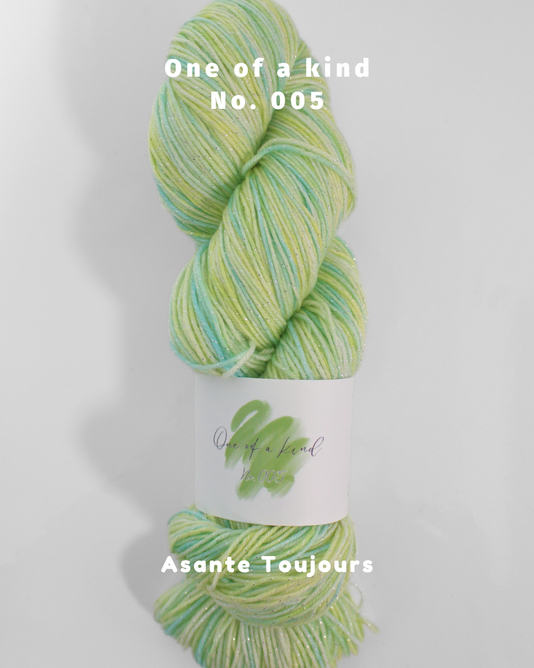 One of a kind 「No.005」〈glitter sock yarn〉