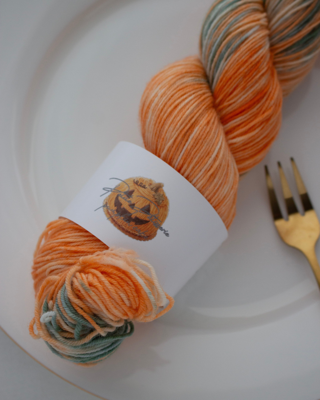 Halloween Collection – pumpkin cake 〈sock yarn〉