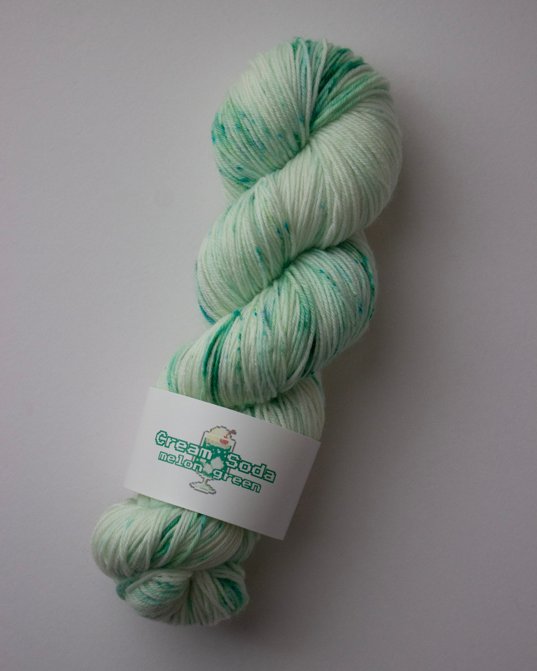 Cream Soda – melon green 〈sock yarn〉